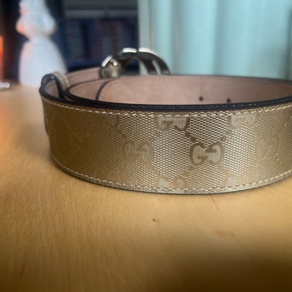 Authentic GUCCI Guccissima Gold Women's Belt - Picture 4 of 14